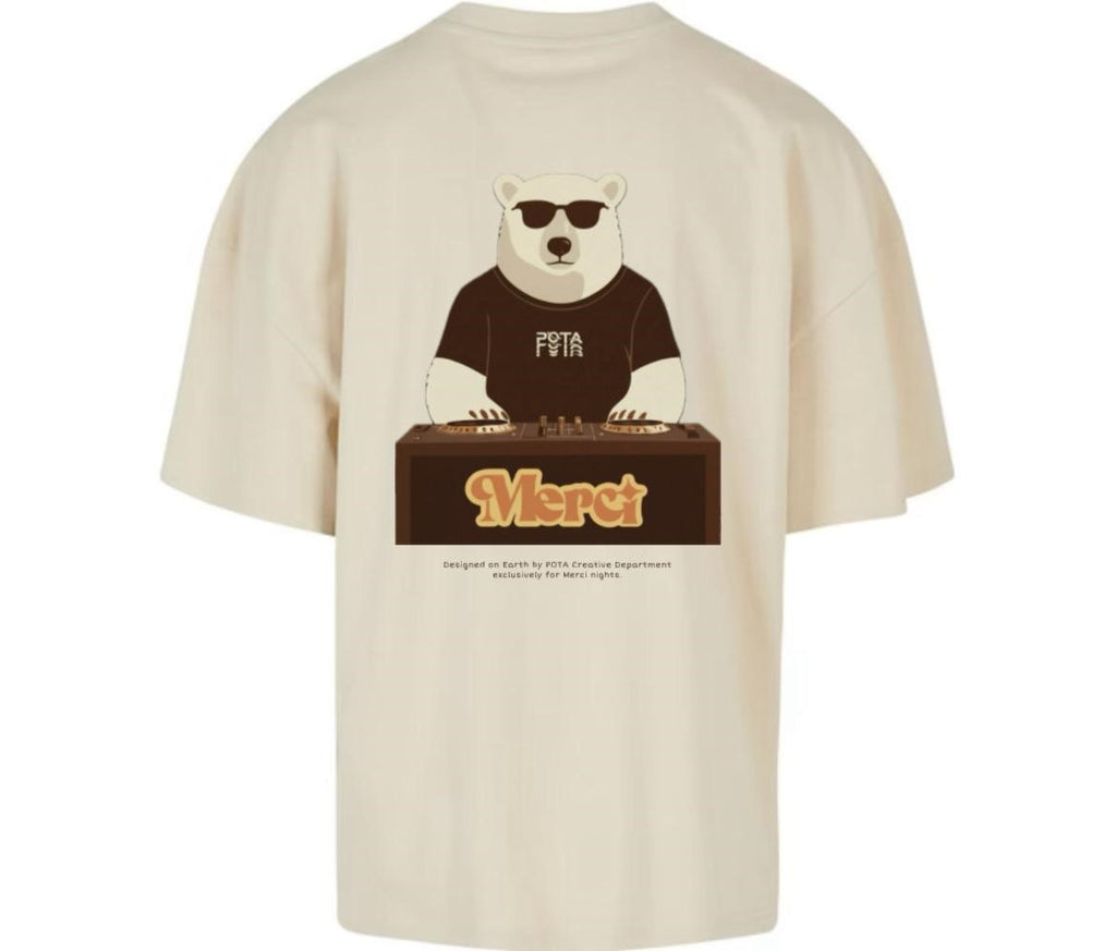 T-Shirt edizione limitata POTA X Merci fronte e retro